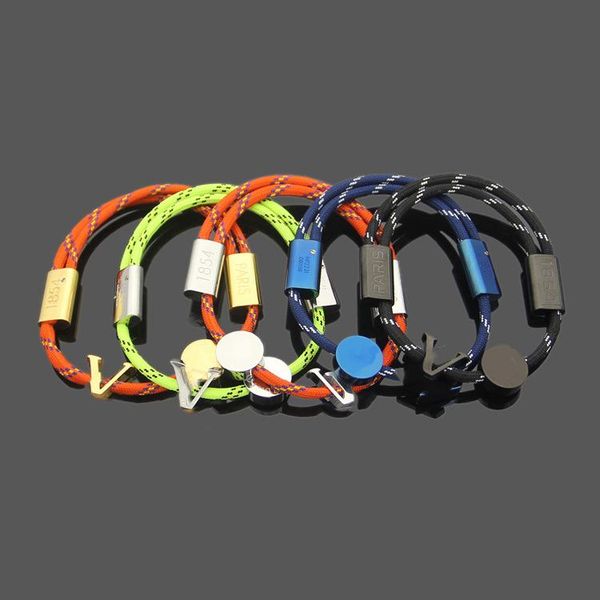 link, chain wholesale v color rope bracelet orange green blue black pull type clasp
link, chain wholesale v color rope bracelet orange green blue black pull type clasp
