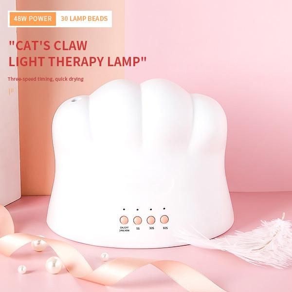 nail dryers 48w led cat intelligent dryer machine baking lamp for manicure sun uv art tools