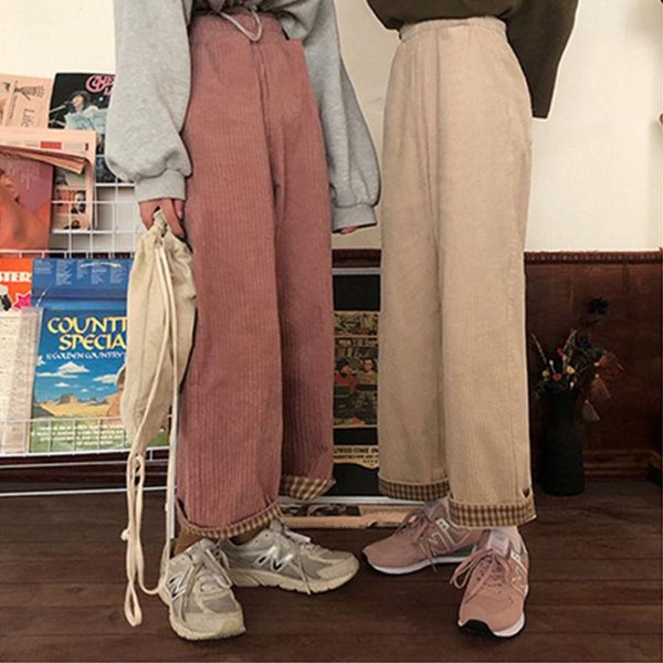 winter corduroy pants women loose wide leg korean vintage palazzo straight trousers francais harajuku women's & capris, Black;white
winter corduroy pants women loose wide leg korean vintage palazzo straight trousers francais harajuku women's & capris, Black;white