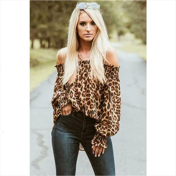 fashion slash neck leopard womens shirt print long lantern sleeve ladies summer arrival size s xl, White
fashion slash neck leopard womens shirt print long lantern sleeve ladies summer arrival size s xl, White