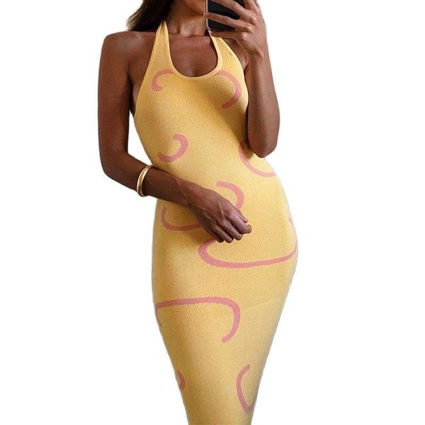 casual dresses bodycon dress 2021 knitted women halter neck summer yellow sleeveless midi backless party beach, Black;gray
casual dresses bodycon dress 2021 knitted women halter neck summer yellow sleeveless midi backless party beach, Black;gray