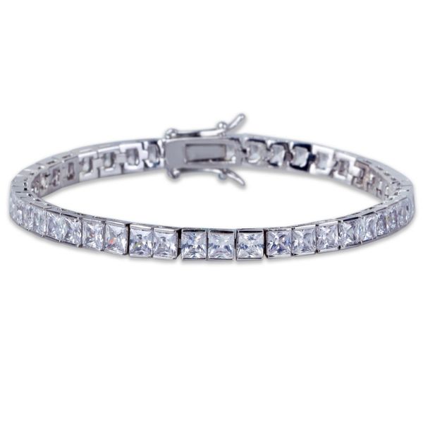 4mm width square tennis bracelet zirconia hiphop jewelry 1 row bling cz men/women fashion charm gold silver color bracelets gift 210323, Golden;silver
4mm width square tennis bracelet zirconia hiphop jewelry 1 row bling cz men/women fashion charm gold silver color bracelets gift 210323, Golden;silver