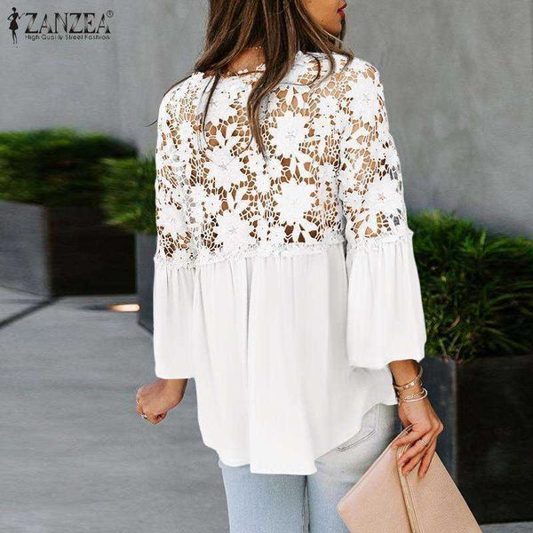 women's blouses & shirts blouses bohemian lace patchwork women spring casual flare sleeve female v-neck blusas plus size ch phqu, White
women's blouses & shirts blouses bohemian lace patchwork women spring casual flare sleeve female v-neck blusas plus size ch phqu, White