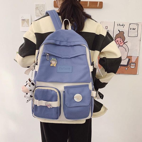 fashion women backpack canvas multiple pockets cute bookbag for girls school bag kawaii laprucksack travel mini
fashion women backpack canvas multiple pockets cute bookbag for girls school bag kawaii laprucksack travel mini
