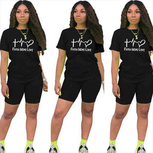 summer letter t shirts and shorts tracksuit outfit fashion casual woman 2 piece set sportwear biker shorts suit, Gray
summer letter t shirts and shorts tracksuit outfit fashion casual woman 2 piece set sportwear biker shorts suit, Gray