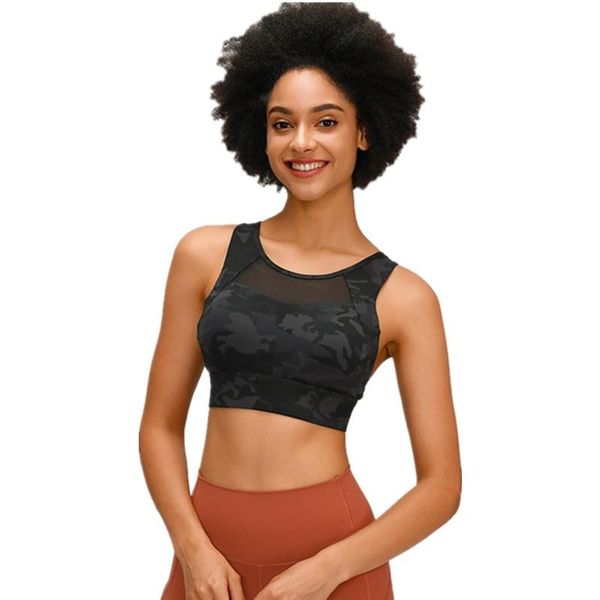 gym clothing autumn camouflage net yarn patchwork women sports bra running quick dry yoga vest high strength shockproof, White;black
gym clothing autumn camouflage net yarn patchwork women sports bra running quick dry yoga vest high strength shockproof, White;black