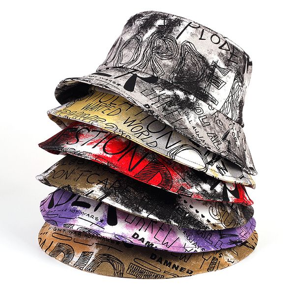 fashion personality tie-dye graffiti bucket hat women summer casual streetware sun hat big brim foldable beach fisherman hats, Blue;gray
fashion personality tie-dye graffiti bucket hat women summer casual streetware sun hat big brim foldable beach fisherman hats, Blue;gray