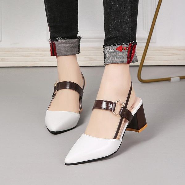 large size sandals women's summer thick heel high pointed shallow mouth versatile breathable casual fashion dress shoes, Black
large size sandals women's summer thick heel high pointed shallow mouth versatile breathable casual fashion dress shoes, Black