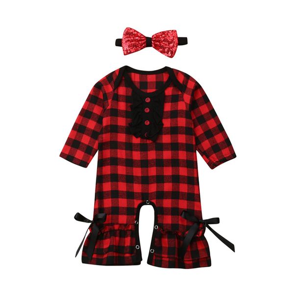 cute newborn baby girls long sleeve red plaid ruffles bow romper jumpsuit outfits baby girls spring autumn sleepwear clothes, Blue
cute newborn baby girls long sleeve red plaid ruffles bow romper jumpsuit outfits baby girls spring autumn sleepwear clothes, Blue