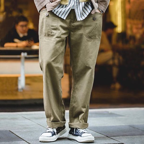 men's pants maden elastic waist cargo men tooling japan retro korean straight big pocket long cotton solid casual joggers trousers, Black
men's pants maden elastic waist cargo men tooling japan retro korean straight big pocket long cotton solid casual joggers trousers, Black