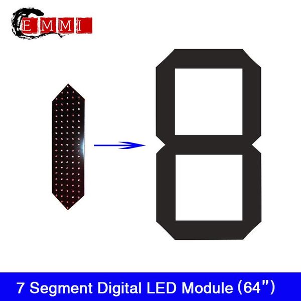 64" inch white green red yellow color 7/seven segment digits led display module for customized gas price signs modules
64" inch white green red yellow color 7/seven segment digits led display module for customized gas price signs modules