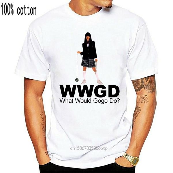 men's t-shirts what would gogo do yubari kill bill movie white t shirt, White;black
men's t-shirts what would gogo do yubari kill bill movie white t shirt, White;black