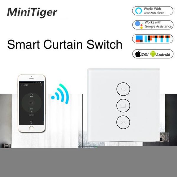 smart home control wifi curtain switch life tuya for electric motorized blind roller shutter works with alexa and google
smart home control wifi curtain switch life tuya for electric motorized blind roller shutter works with alexa and google