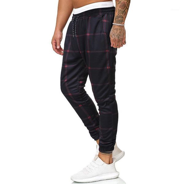 sku: k16 - men big yards elastic fashion grid with casual pants men's, Black
sku: k16 - men big yards elastic fashion grid with casual pants men's, Black