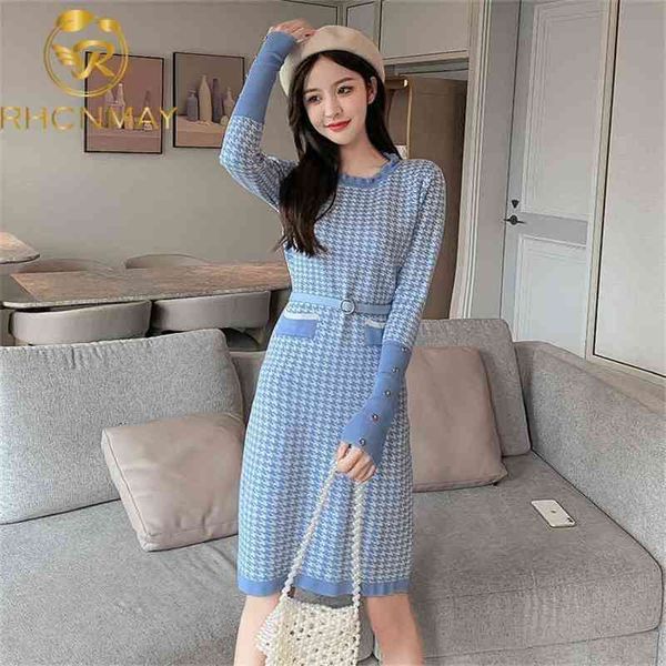 autumn and winter thousand bird check waist slim frenulum knitting dress crew neck long sleeve knee length 210520, Black;gray
autumn and winter thousand bird check waist slim frenulum knitting dress crew neck long sleeve knee length 210520, Black;gray