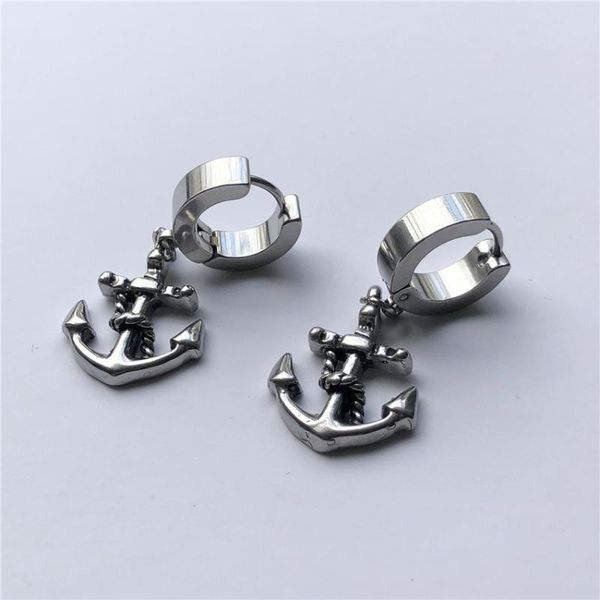 1pc creative punk wind boat anchor pendant earrings trend stainless steel hip hop men women fashion party jewelry stud, Golden;silver
1pc creative punk wind boat anchor pendant earrings trend stainless steel hip hop men women fashion party jewelry stud, Golden;silver