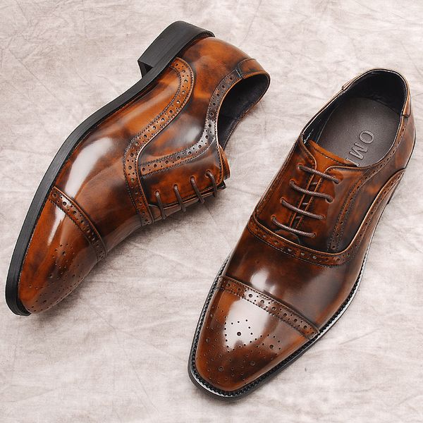 black men oxford shoe genuine leather dress shoe men wedding office brogue hand add color soft outsole brand fashion formal shoe
black men oxford shoe genuine leather dress shoe men wedding office brogue hand add color soft outsole brand fashion formal shoe