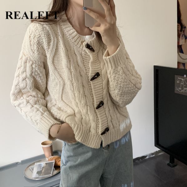 vintage knitted cardigan sweater autumn winter korean stylish long sleeve casual loose women's knitting coat 210428, White
vintage knitted cardigan sweater autumn winter korean stylish long sleeve casual loose women's knitting coat 210428, White