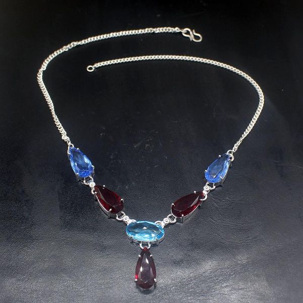 pendant necklaces hermosa jewelry amazing bluez red garnet silver color women ladies gifts necklace chain 45cm 20213494
pendant necklaces hermosa jewelry amazing bluez red garnet silver color women ladies gifts necklace chain 45cm 20213494