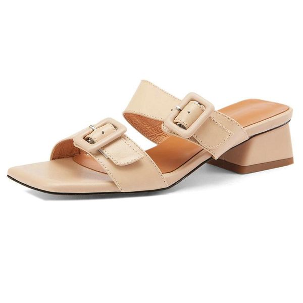 slippers punk female buckle decoration thick low heels sandals 2021 summer genuine leather prom basic shoes woman, Black
slippers punk female buckle decoration thick low heels sandals 2021 summer genuine leather prom basic shoes woman, Black