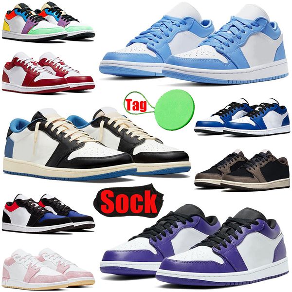 with sock and tag 1 1s low mens womens basketball shoes fragment unc reverse bred court purple mocha paris game royal men trainers sports sn
with sock and tag 1 1s low mens womens basketball shoes fragment unc reverse bred court purple mocha paris game royal men trainers sports sn