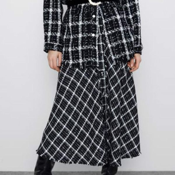 skirts winter woolen women 2021 high waist female belted saia vintage plaid midi jupe long office skirt tassel moda mujer, Black
skirts winter woolen women 2021 high waist female belted saia vintage plaid midi jupe long office skirt tassel moda mujer, Black