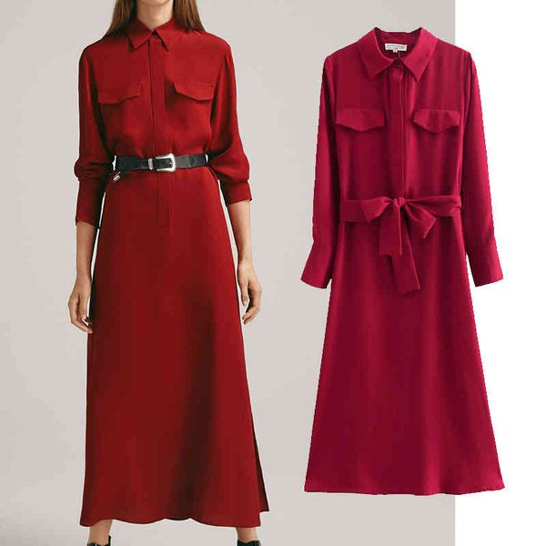 casual dresses women solid color shirt style long turn-down collar dress long sleeve slim waist chic belt mujer 3r5s, Black;gray
casual dresses women solid color shirt style long turn-down collar dress long sleeve slim waist chic belt mujer 3r5s, Black;gray