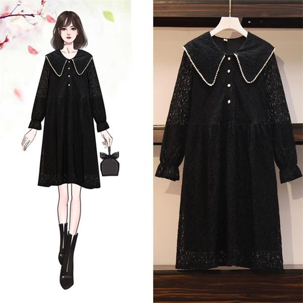 casual dresses ehqaxin summer autumn womens fashion lace long sleeve beaded lapel button elegant mid-length dress for ladies l-4xl, Black;gray
casual dresses ehqaxin summer autumn womens fashion lace long sleeve beaded lapel button elegant mid-length dress for ladies l-4xl, Black;gray
