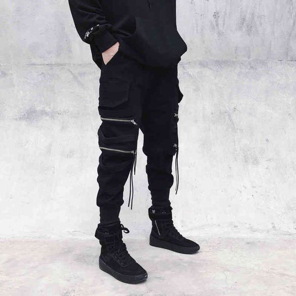 men's pants soft calças cargo pretas punk, de corrida masculinas, estilo punk para outono, hip hop, com zÃper b5r3, Black
men's pants soft calças cargo pretas punk, de corrida masculinas, estilo punk para outono, hip hop, com zÃper b5r3, Black
