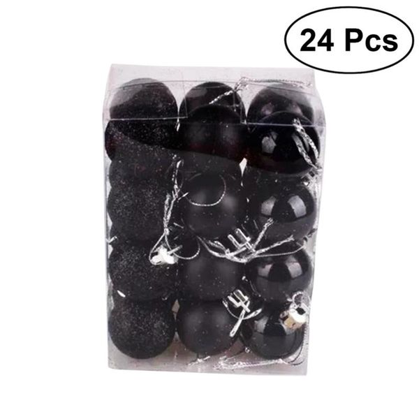 party decoration 24pcs 3cm christmas ornaments tree decorations for holiday wedding (black)
party decoration 24pcs 3cm christmas ornaments tree decorations for holiday wedding (black)