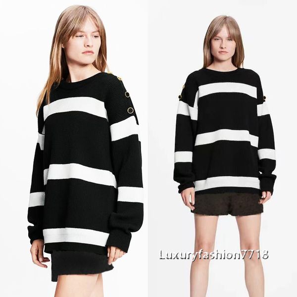 women's sweaters autumn luxury fashion sweater vest button designer sleeve long woman-neck jumper quality rmet, White;black
women's sweaters autumn luxury fashion sweater vest button designer sleeve long woman-neck jumper quality rmet, White;black