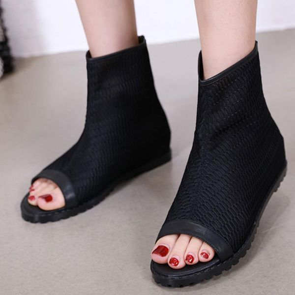 boots wholesale flat leisure shoes knitting breathable summer women sandals female ankle boots2021, Black
boots wholesale flat leisure shoes knitting breathable summer women sandals female ankle boots2021, Black