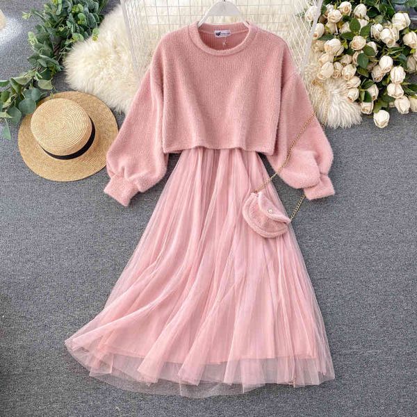 spring autumn knitted warm long sleeve elegant chiffon women lady female maxi dress casual robe 210513, Black;gray
spring autumn knitted warm long sleeve elegant chiffon women lady female maxi dress casual robe 210513, Black;gray