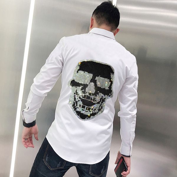 men's t-shirts printed plus size 5xl male shirt rock fashion drilling skull pattern personality long sleeves xoju, White;black
men's t-shirts printed plus size 5xl male shirt rock fashion drilling skull pattern personality long sleeves xoju, White;black