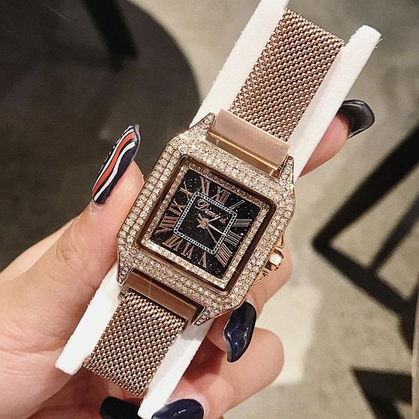 wristwatches creative mesh band marble quartz watch casual women stainless steel relogio feminino drop, Slivery;brown
wristwatches creative mesh band marble quartz watch casual women stainless steel relogio feminino drop, Slivery;brown