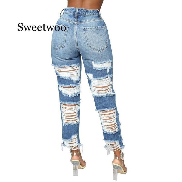 casual ripped jeans women high elastic pencil pants push up waist denim plus size mujer trousers vestidos women's, Blue
casual ripped jeans women high elastic pencil pants push up waist denim plus size mujer trousers vestidos women's, Blue