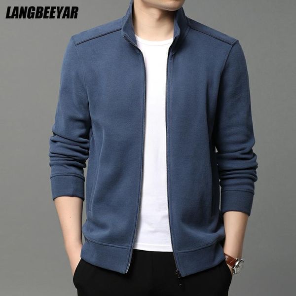 men's jackets brand casual fashion stand collar plain stylish autumn winter jacket zip up classic breathable coats trendy clothing, Black;brown
men's jackets brand casual fashion stand collar plain stylish autumn winter jacket zip up classic breathable coats trendy clothing, Black;brown