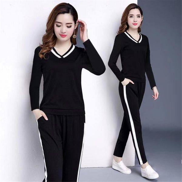 women's tracksuits fashion spring autumn casual women tracksuit sets v neck with pant plus size 5xl, Gray
women's tracksuits fashion spring autumn casual women tracksuit sets v neck with pant plus size 5xl, Gray