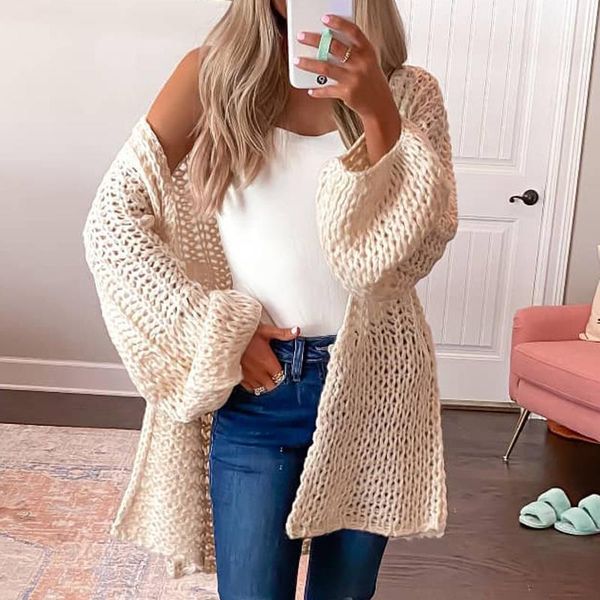women's sweaters fitshinling vintage cardigan women sweater knitwear 2021 autumn winter open stitch solid slim long sleeve cardigans #g, White;black
women's sweaters fitshinling vintage cardigan women sweater knitwear 2021 autumn winter open stitch solid slim long sleeve cardigans #g, White;black