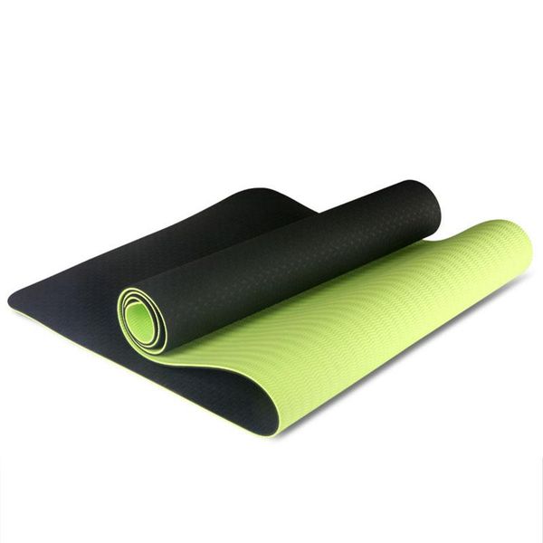 yoga mats 6mm tpe two-color non-slip mat sports 183x61cm gym home fitness tasteless 
yoga mats 6mm tpe two-color non-slip mat sports 183x61cm gym home fitness tasteless
