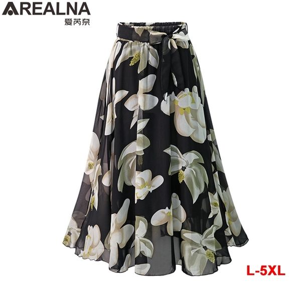 plus size women chiffon midi skirt europe fashion bow lining jupe femme lace up falda mujer summer vintage floral woman skirts 210708, Black
plus size women chiffon midi skirt europe fashion bow lining jupe femme lace up falda mujer summer vintage floral woman skirts 210708, Black