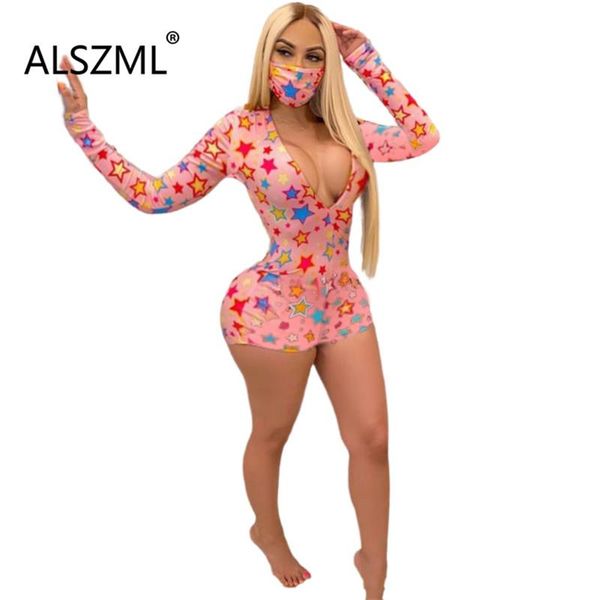 women's jumpsuits & rompers star print women skinny short jumpsuit 2021 spring home street casual deep v neck playsuit overalls, Black;white
women's jumpsuits & rompers star print women skinny short jumpsuit 2021 spring home street casual deep v neck playsuit overalls, Black;white