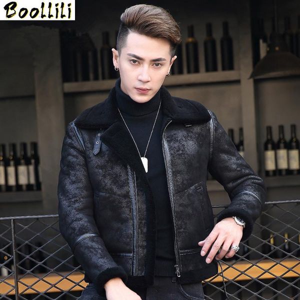 men's leather & faux boollili winter jacket men genuine sheepskin 100%wool liner coat fashion clothes 2021, Black
men's leather & faux boollili winter jacket men genuine sheepskin 100%wool liner coat fashion clothes 2021, Black