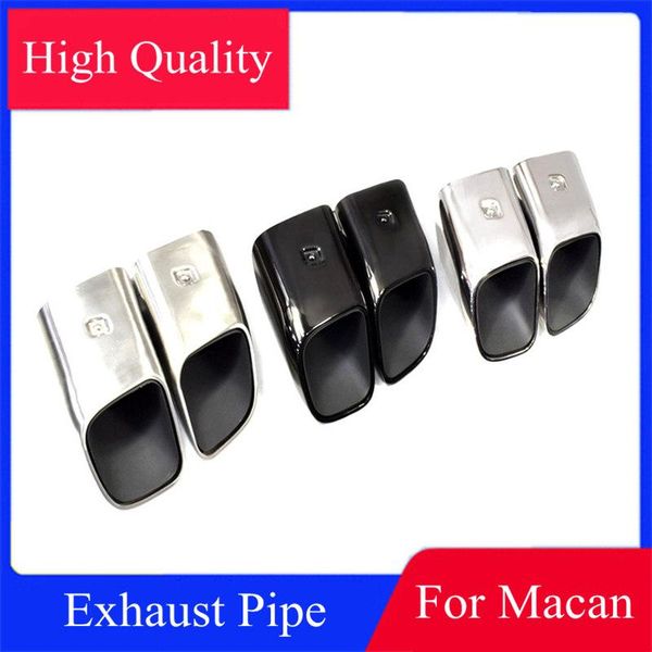 motorcycle exhaust system 2 pcs car tail pipe muffler black tip for macan turbo 2021-2021 square double tips
motorcycle exhaust system 2 pcs car tail pipe muffler black tip for macan turbo 2021-2021 square double tips
