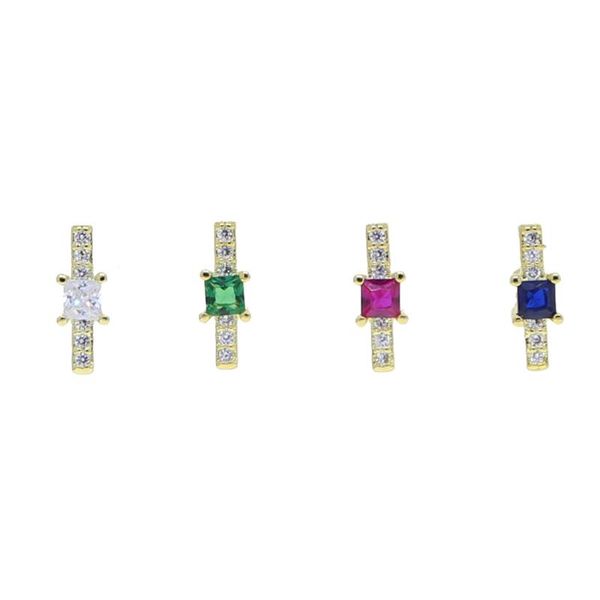 wholesale tiny small multi piercing stud gold color birthstone cubic zirconia simple cz bar earring, Golden;silver
wholesale tiny small multi piercing stud gold color birthstone cubic zirconia simple cz bar earring, Golden;silver