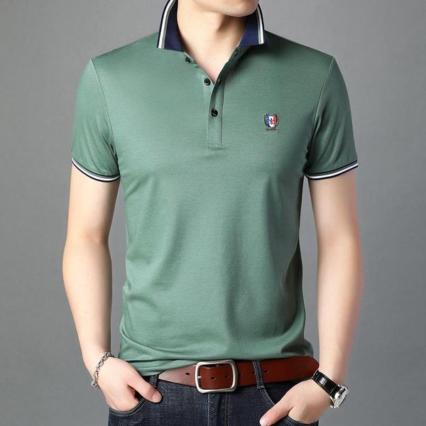 men's polos grade designer logo brand summer mens shirts with short sleeve turn down collar casual fashions men clothing, White;black 
men's polos grade designer logo brand summer mens shirts with short sleeve turn down collar casual fashions men clothing, White;black