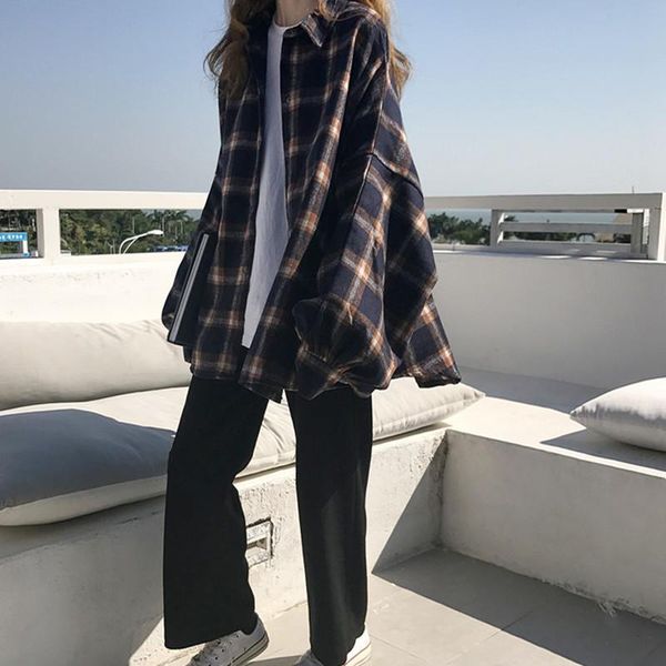 women's blouses & shirts goohojio 2021 lattice autumn chic oversized womens fashion long sleeves ladies loose fashionable shirt women, White
women's blouses & shirts goohojio 2021 lattice autumn chic oversized womens fashion long sleeves ladies loose fashionable shirt women, White