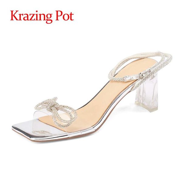 dress shoes krazing pot peep toe butterfly-knot high street fashion daily wear transparent crystal heel buckle straps sandals women l74, Black
dress shoes krazing pot peep toe butterfly-knot high street fashion daily wear transparent crystal heel buckle straps sandals women l74, Black