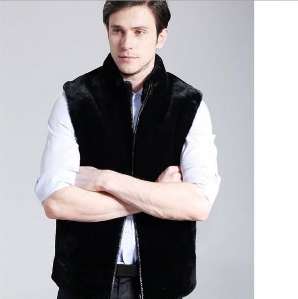 men's fur & faux 2021 winter coats for men sleeveless overcoat stand collar slimming 5xl 6xl plus size fake outerwear xl689, Black
men's fur & faux 2021 winter coats for men sleeveless overcoat stand collar slimming 5xl 6xl plus size fake outerwear xl689, Black