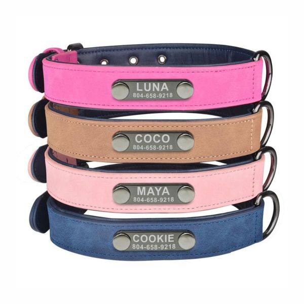 personalized bright pu leather dog collar custom puppy cat nameplate id tag 4 colors shiny black buckle adjustable basic collars & leashes
personalized bright pu leather dog collar custom puppy cat nameplate id tag 4 colors shiny black buckle adjustable basic collars & leashes